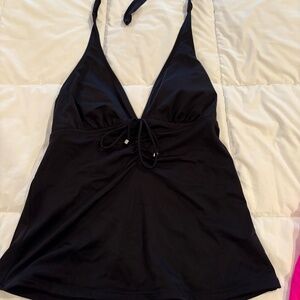 Venus black  takini top